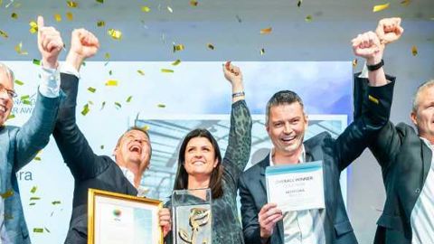 Les lauréats bénéficient d’une couverture médiatique internationale lors de la remise des prix au Salon IPM Essen